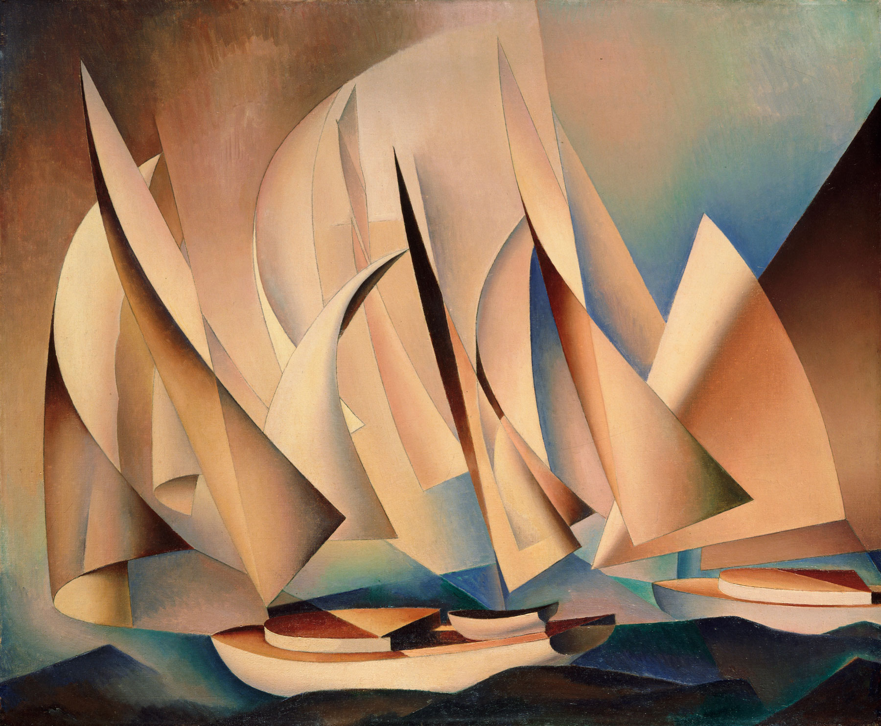 Charles Sheeler (1883-1965), Pertaining to Yachts and Yachting, 1922.