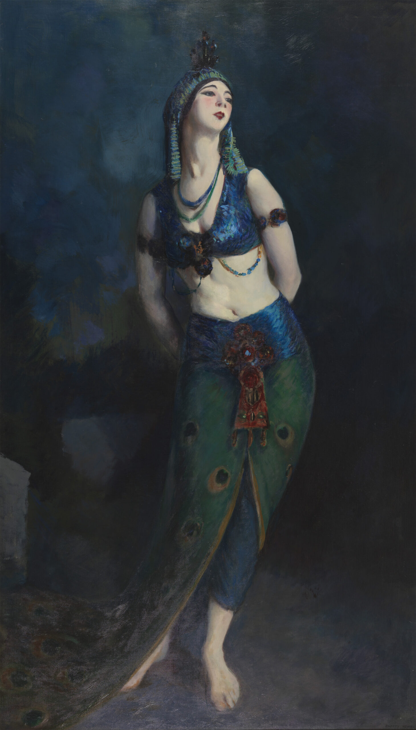 Robert Henri (1865-1929), Ruth St. Denis in the Peacock Dance, 1919.