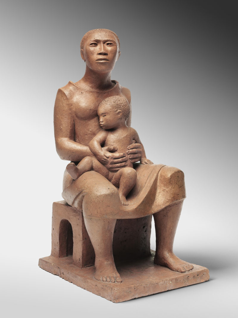 Elizabeth Catlett (1915-2012), Mother and Child, c. 1956.