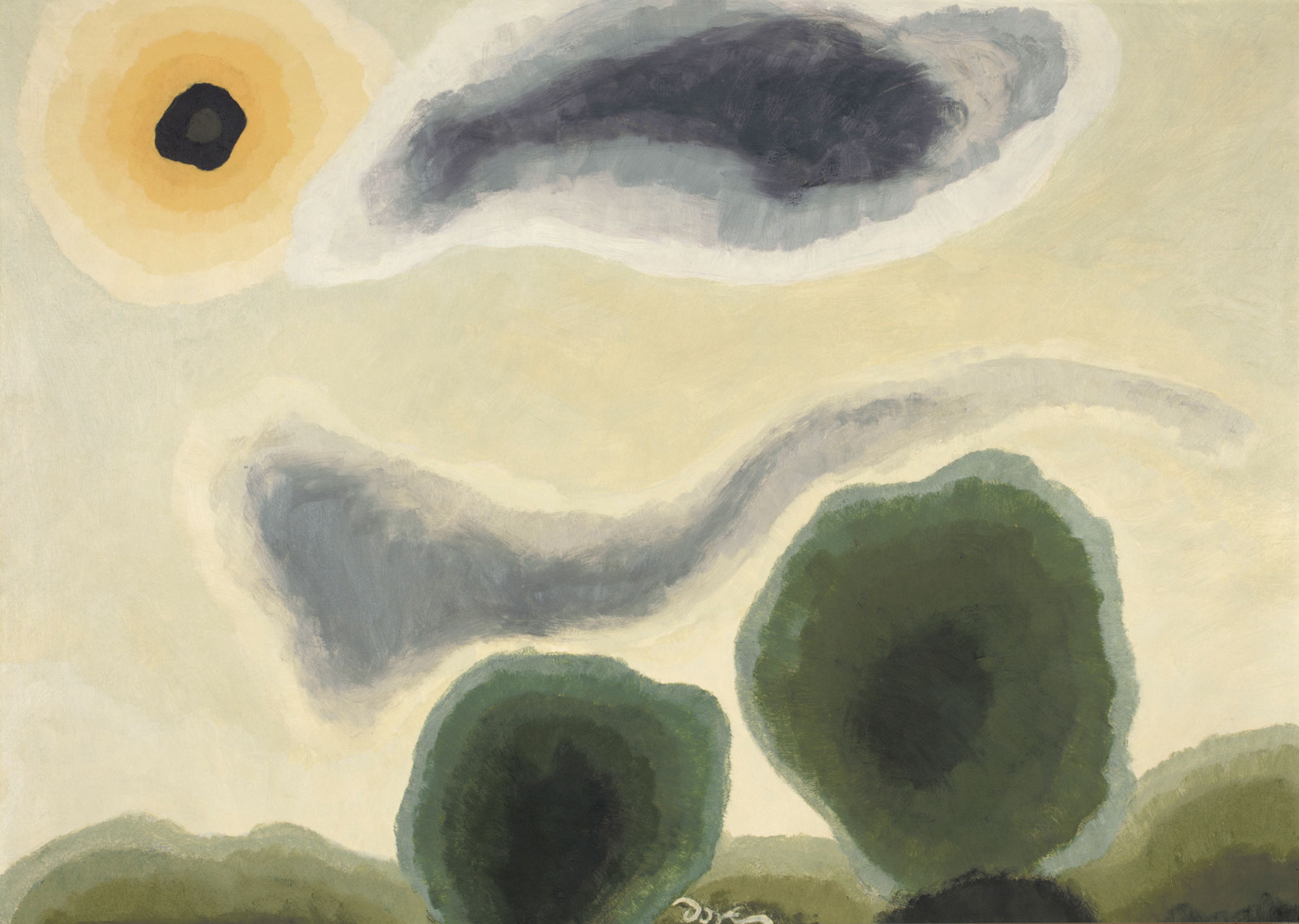 Arthur Garfield Dove (1880-1946), Naples Yellow Morning, 1935.