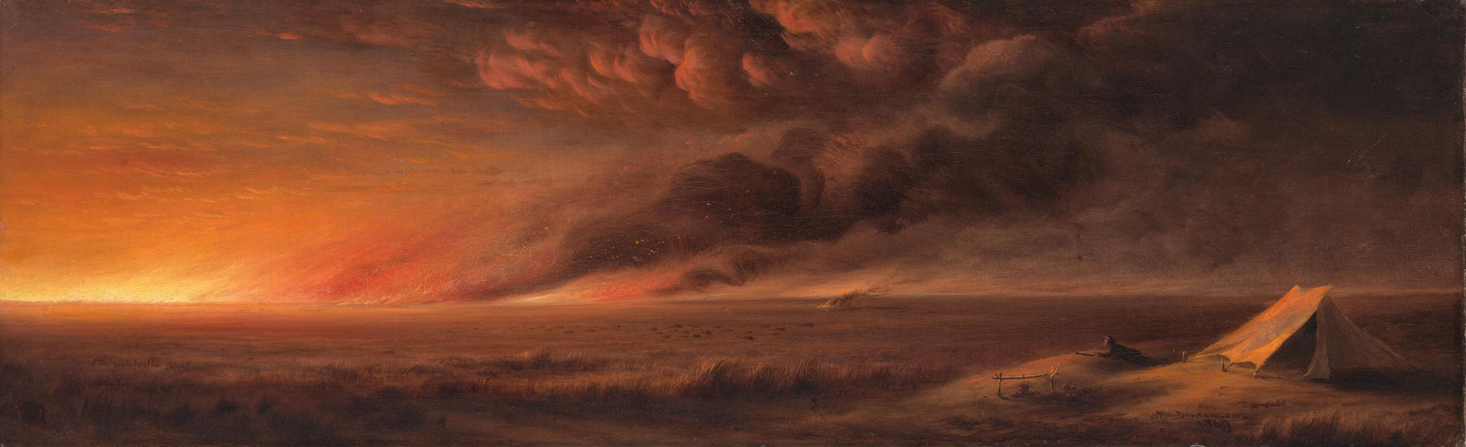 Robert S. Duncanson (1821-1872), Waiting for a Shot, 1869.