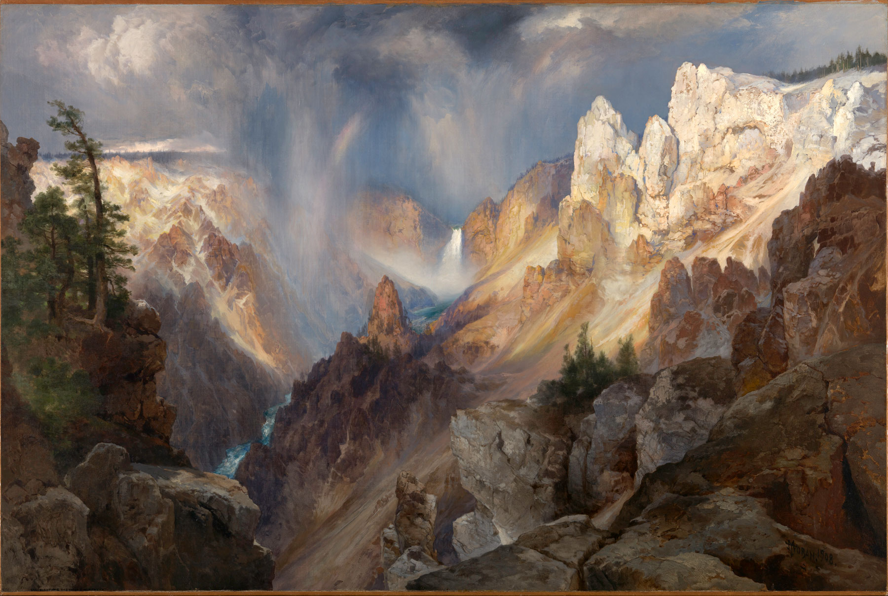 Thomas Moran (1837-1926), Mists in the Yellowstone, 1908. The Middleton Family Collection.