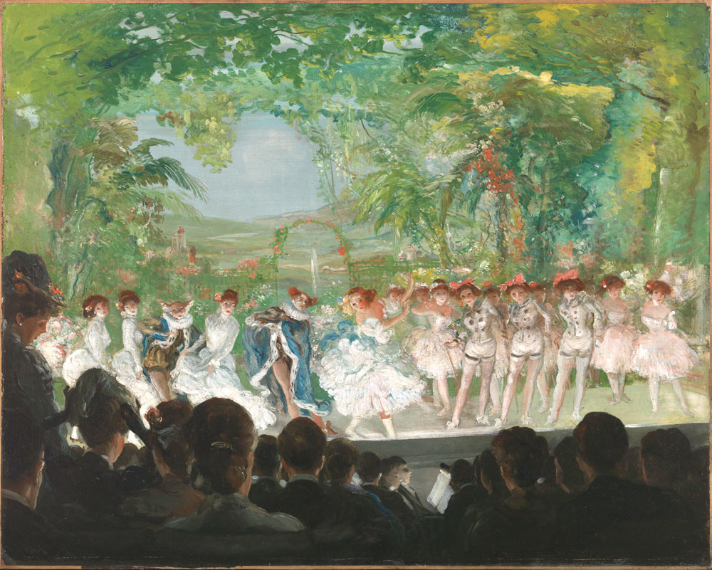 Everett Shinn (1876-1953), Theatre Scene, c. 1906-07. The Middleton Family Collection.